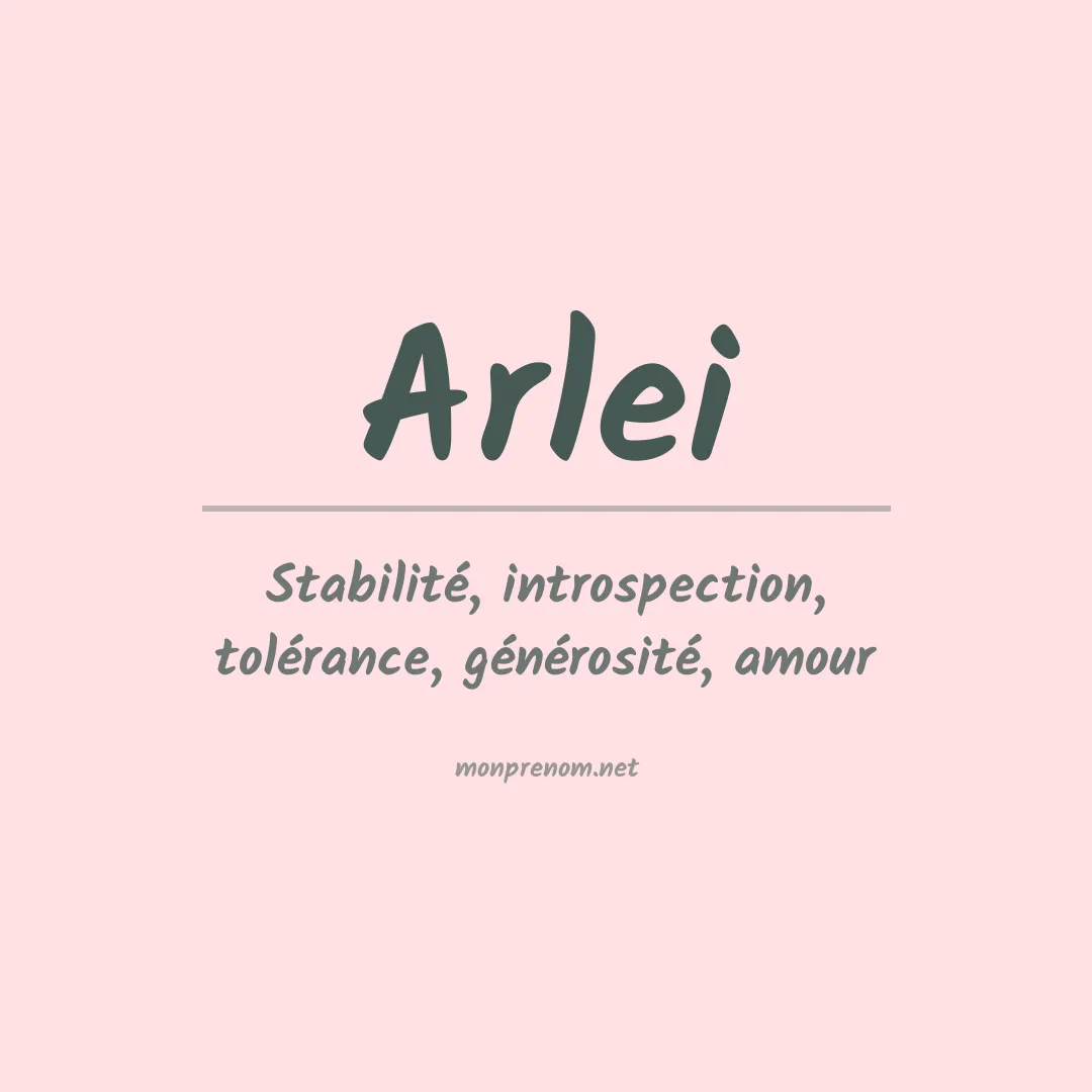 Prénom Arlei