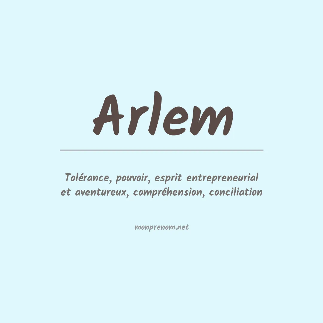 Prénom Arlem