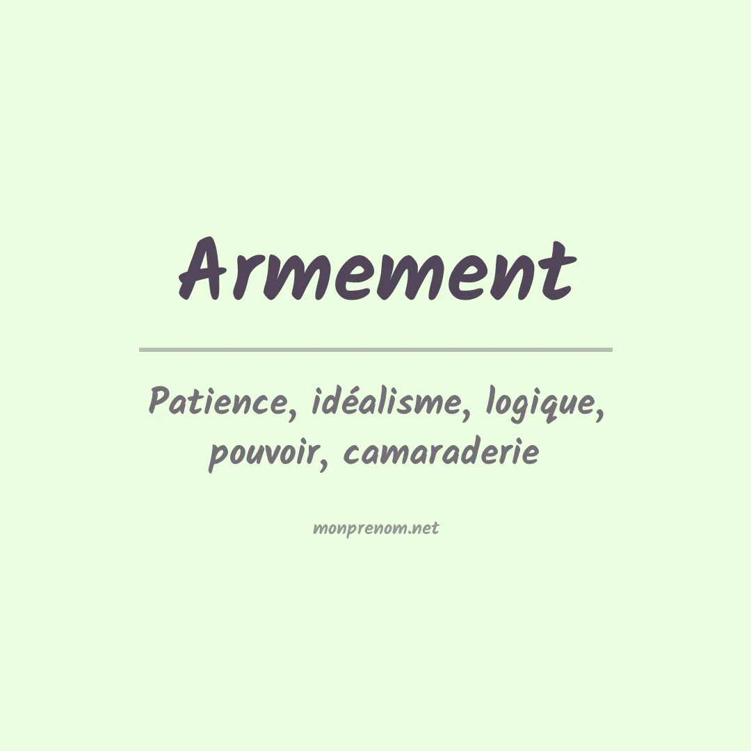 Prénom Armement