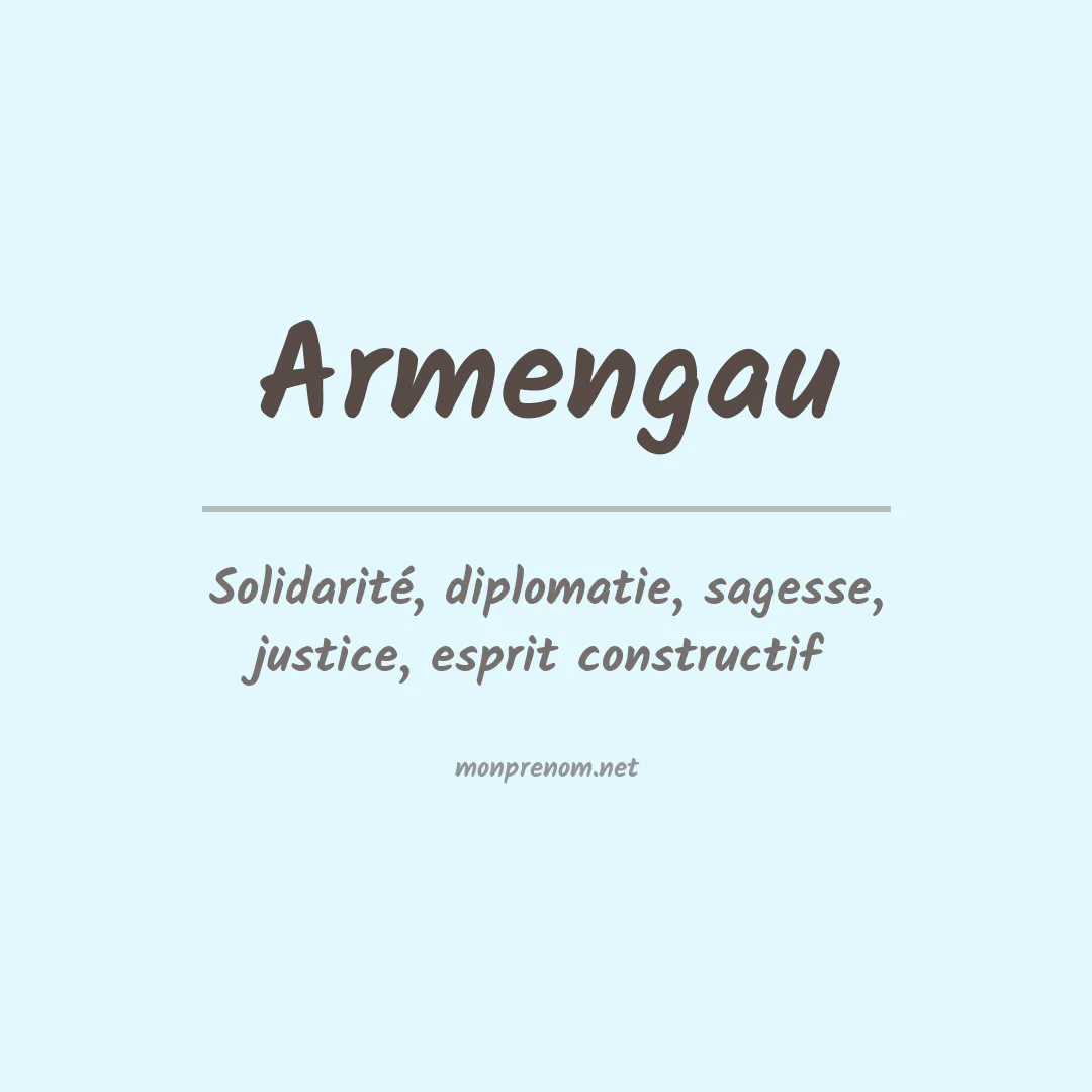 Signification du prénom Armengau