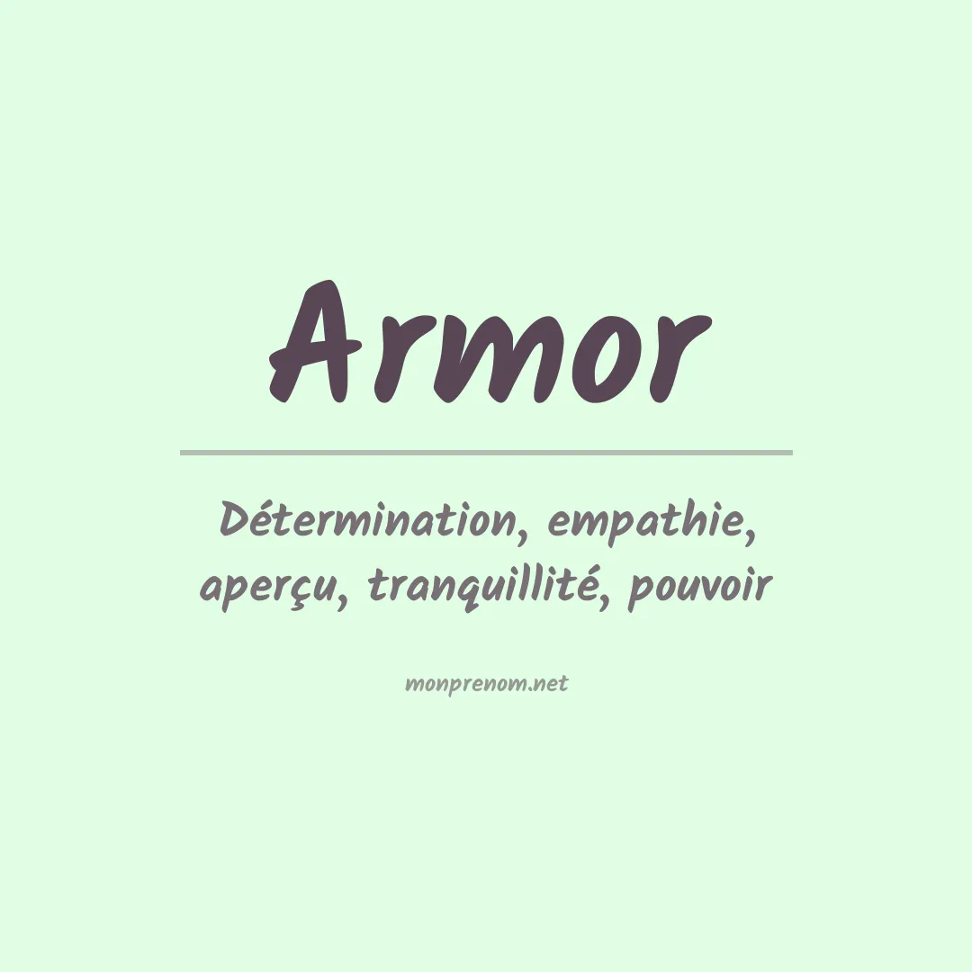 Prénom Armor
