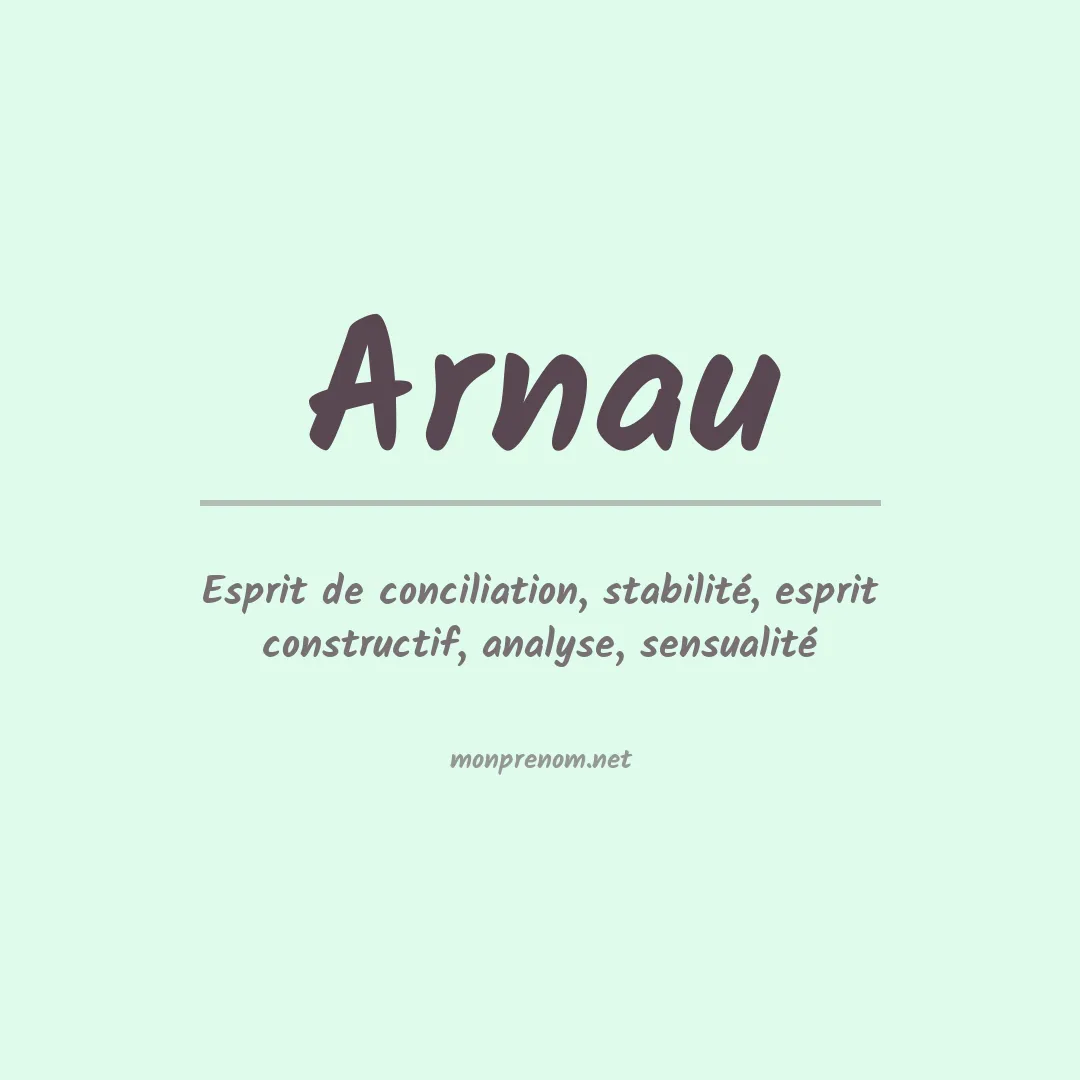 Signification du prénom Arnau