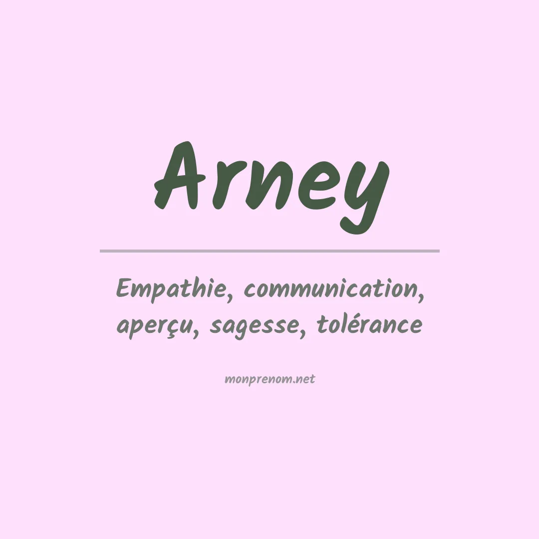 Prénom Arney