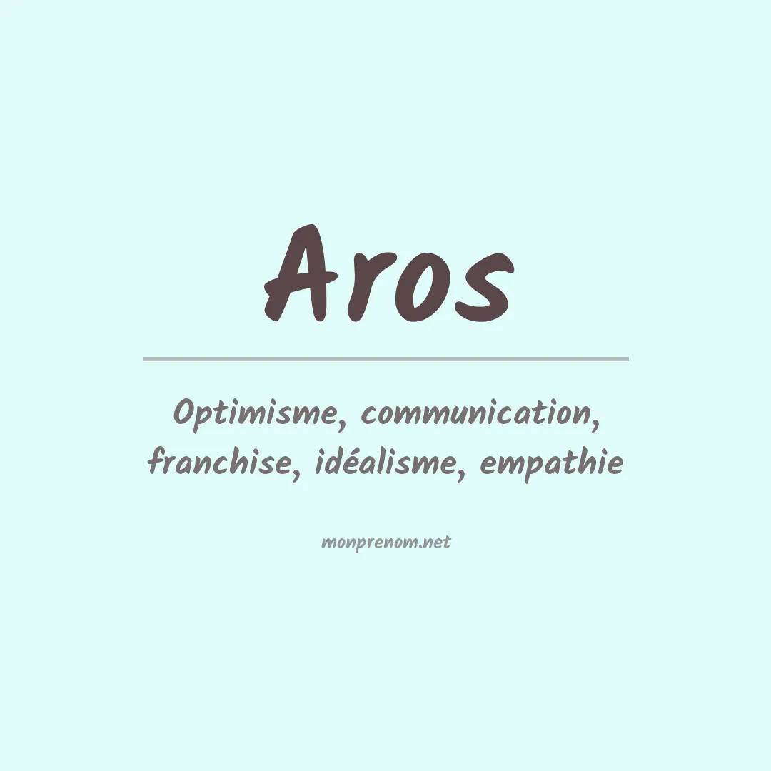 Prénom Aros