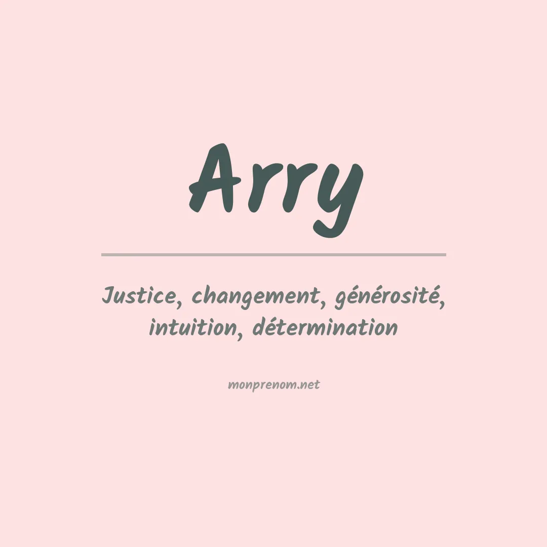 Prénom Arry