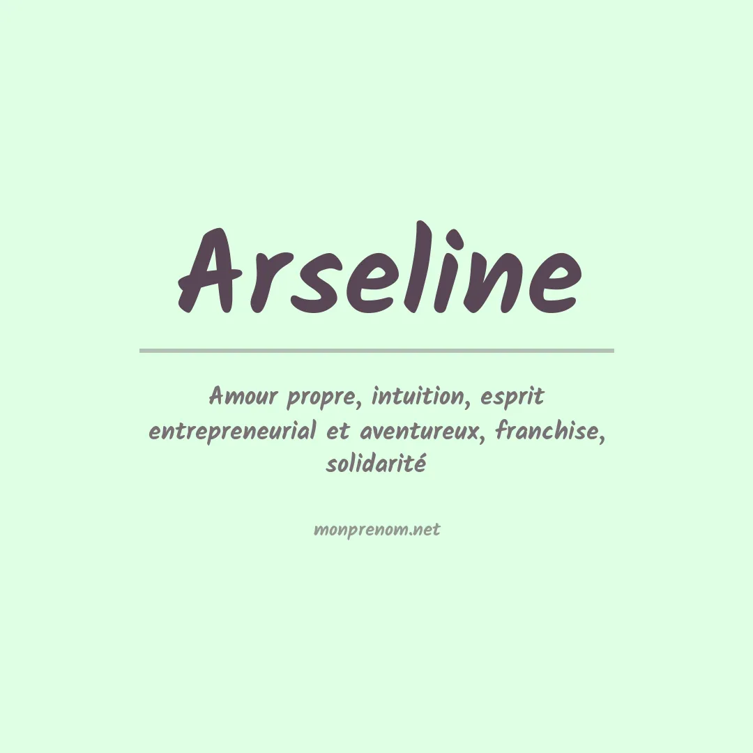 Prénom Arseline