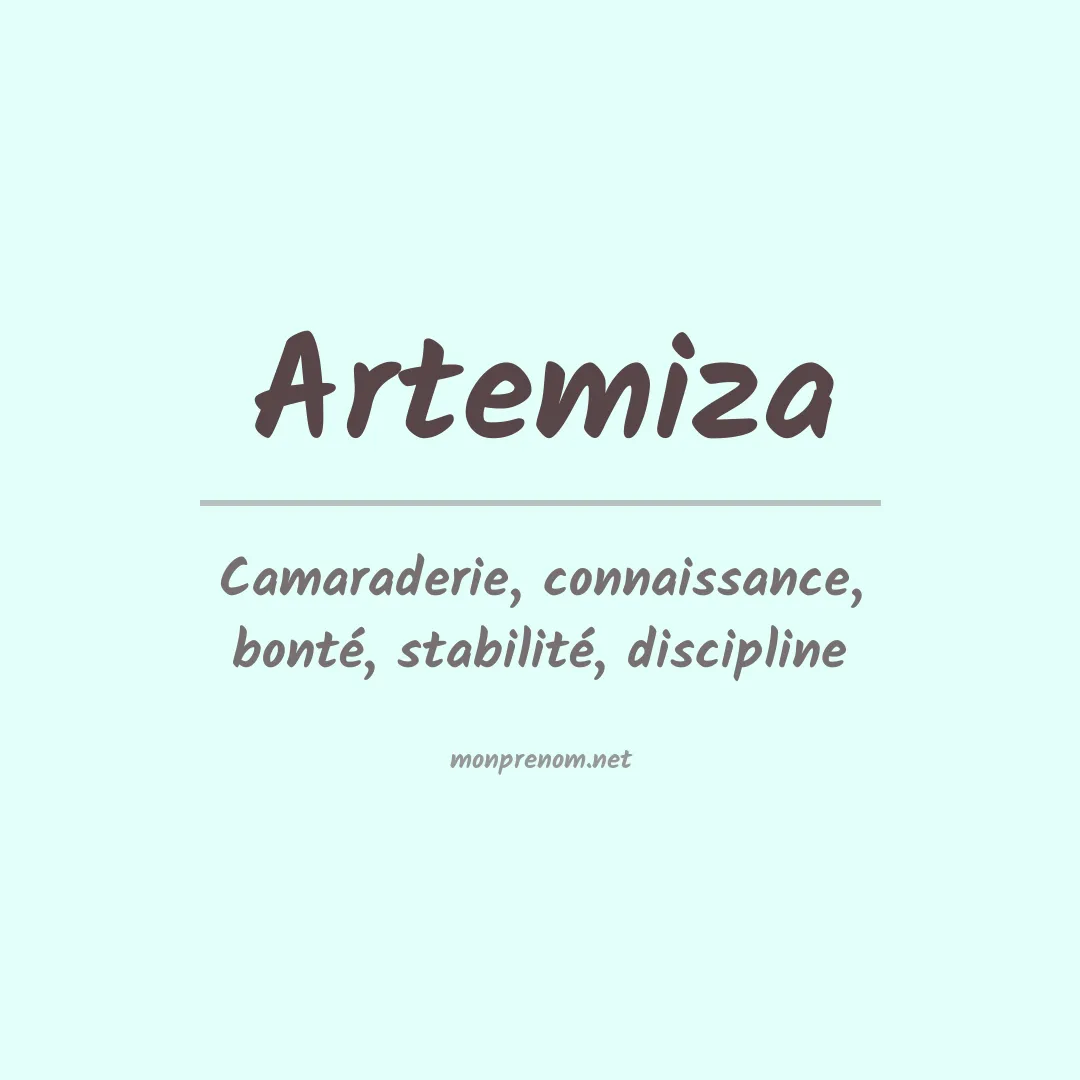 Signification du prénom Artemiza