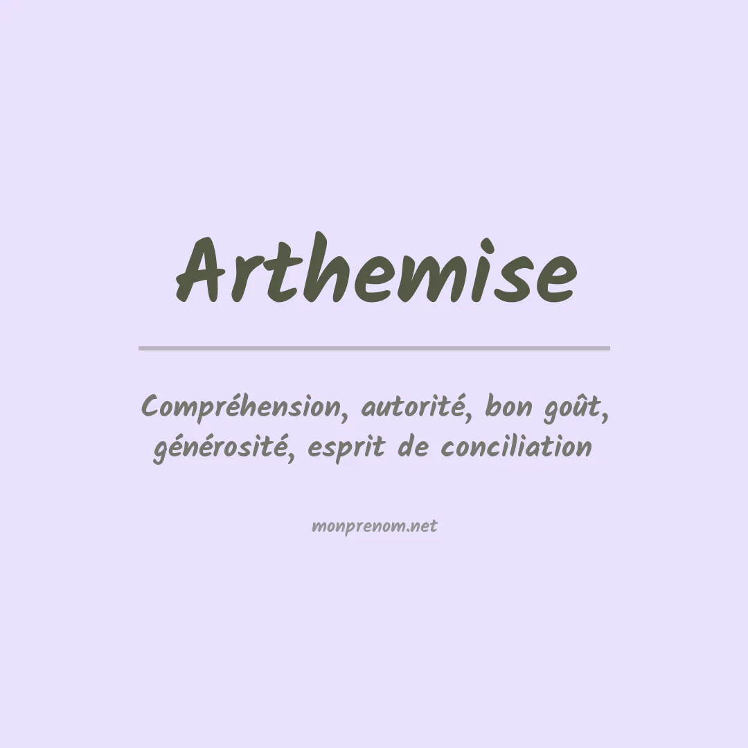 Prénom Arthemise