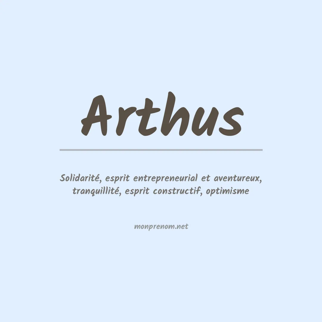 Prénom Arthus