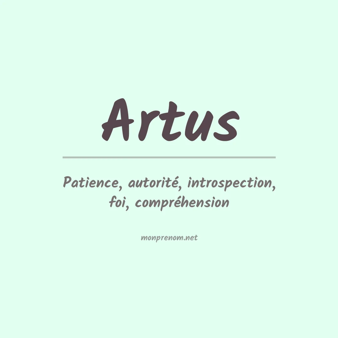 Prénom Artus