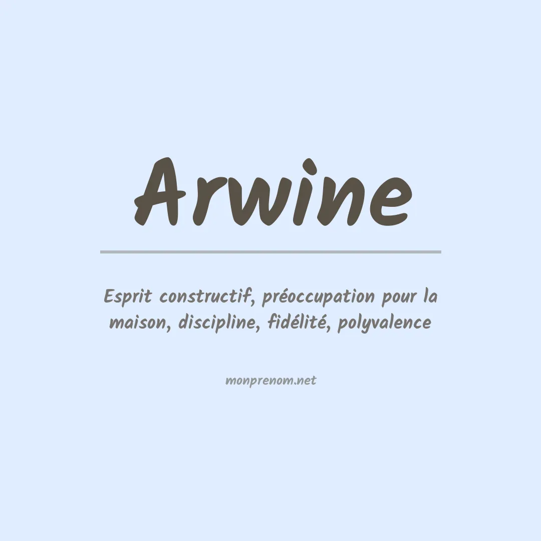 Prénom Arwine