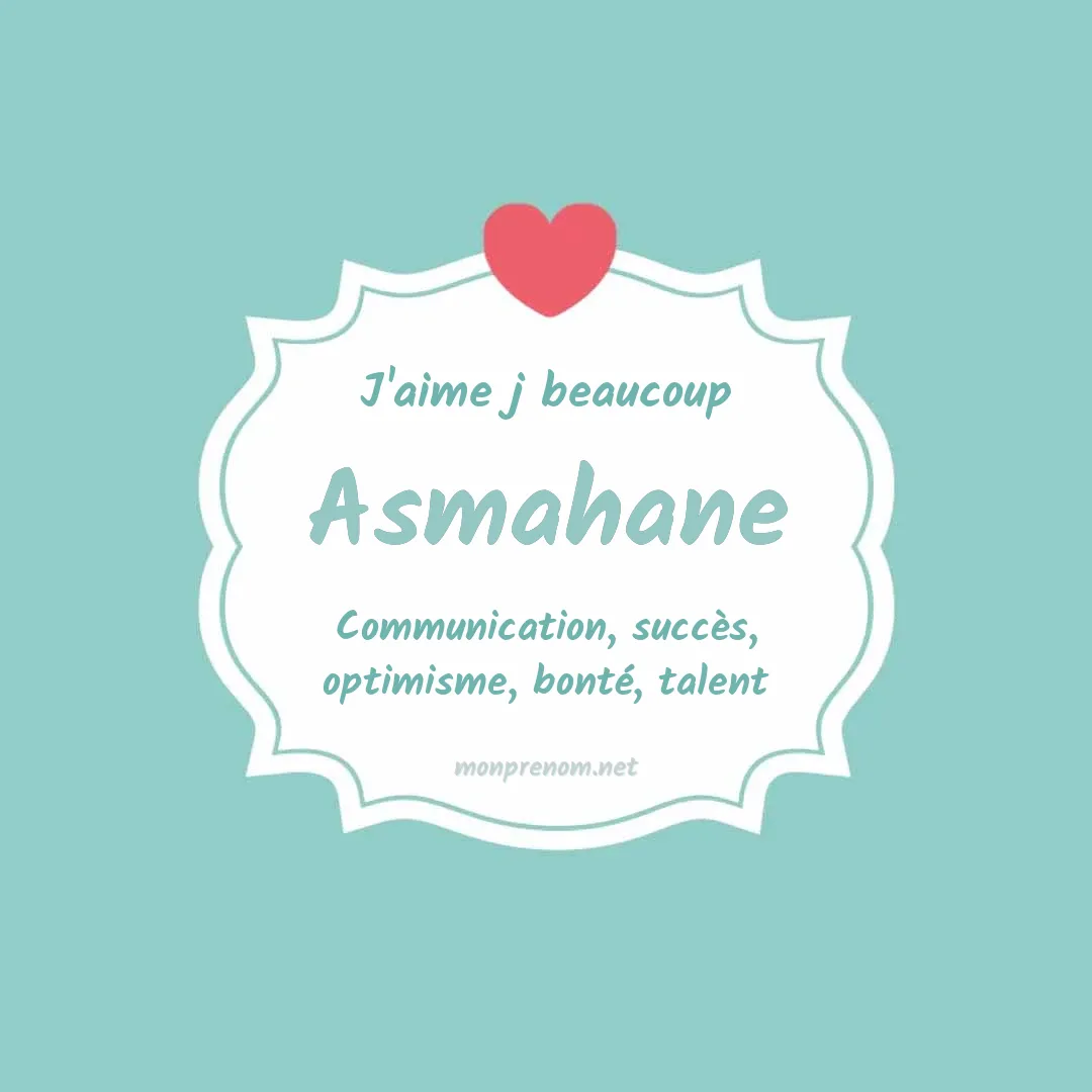 J'aime beaucoup Asmahane