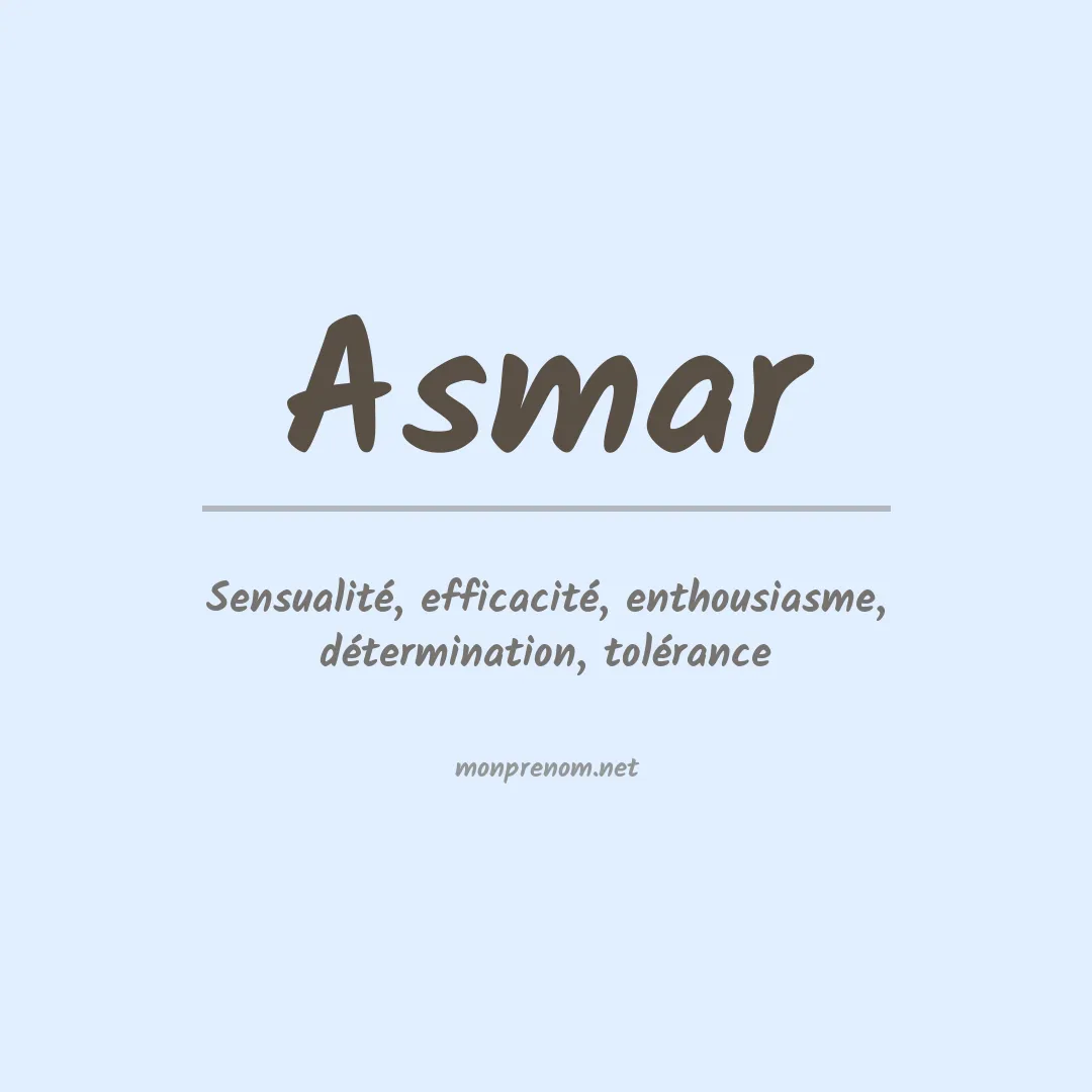 Prénom Asmar