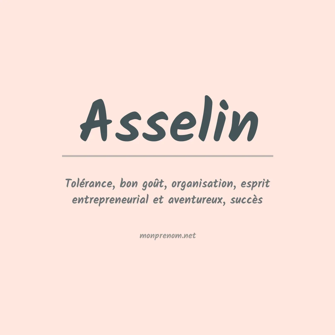 Prénom Asselin