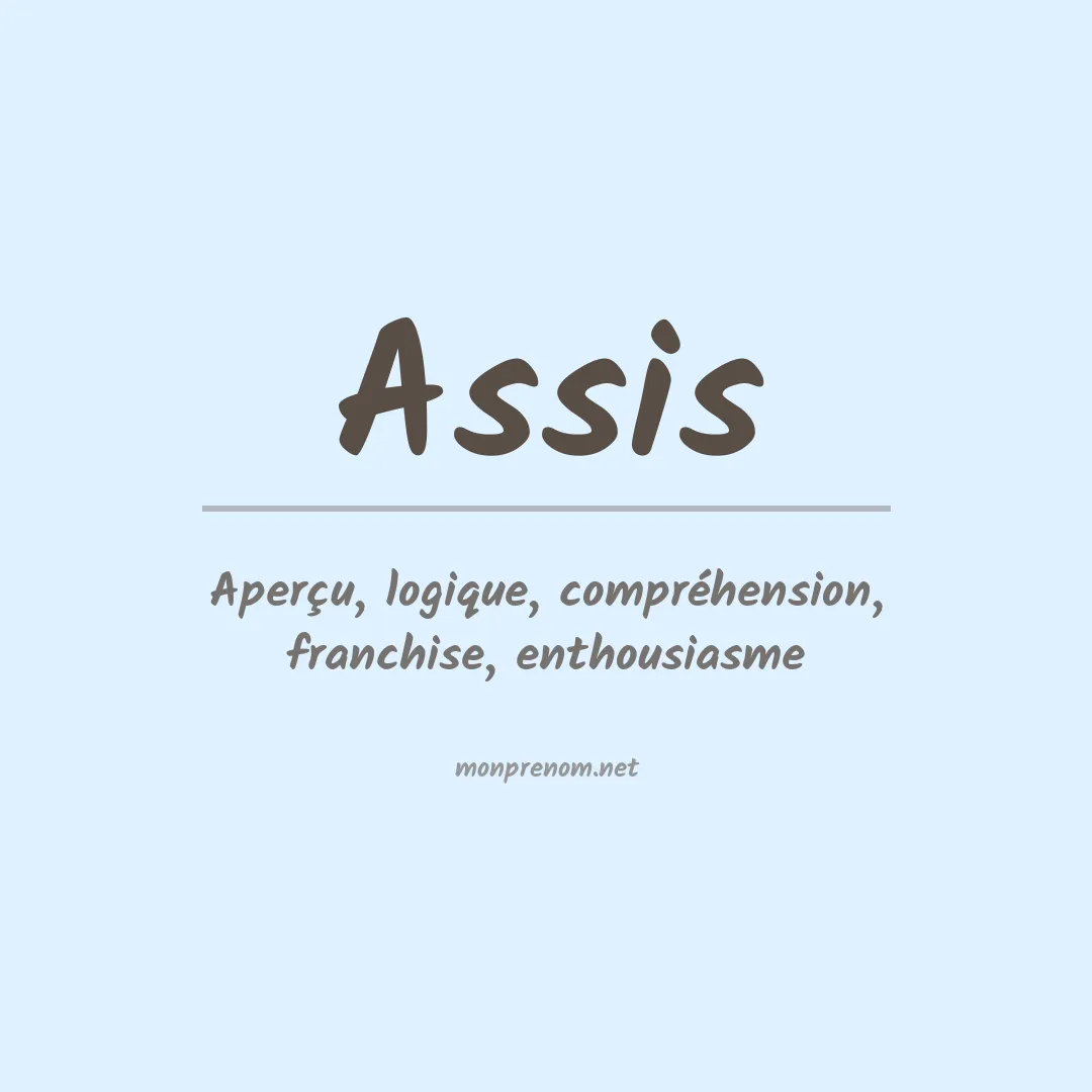 Signification du prénom Assis
