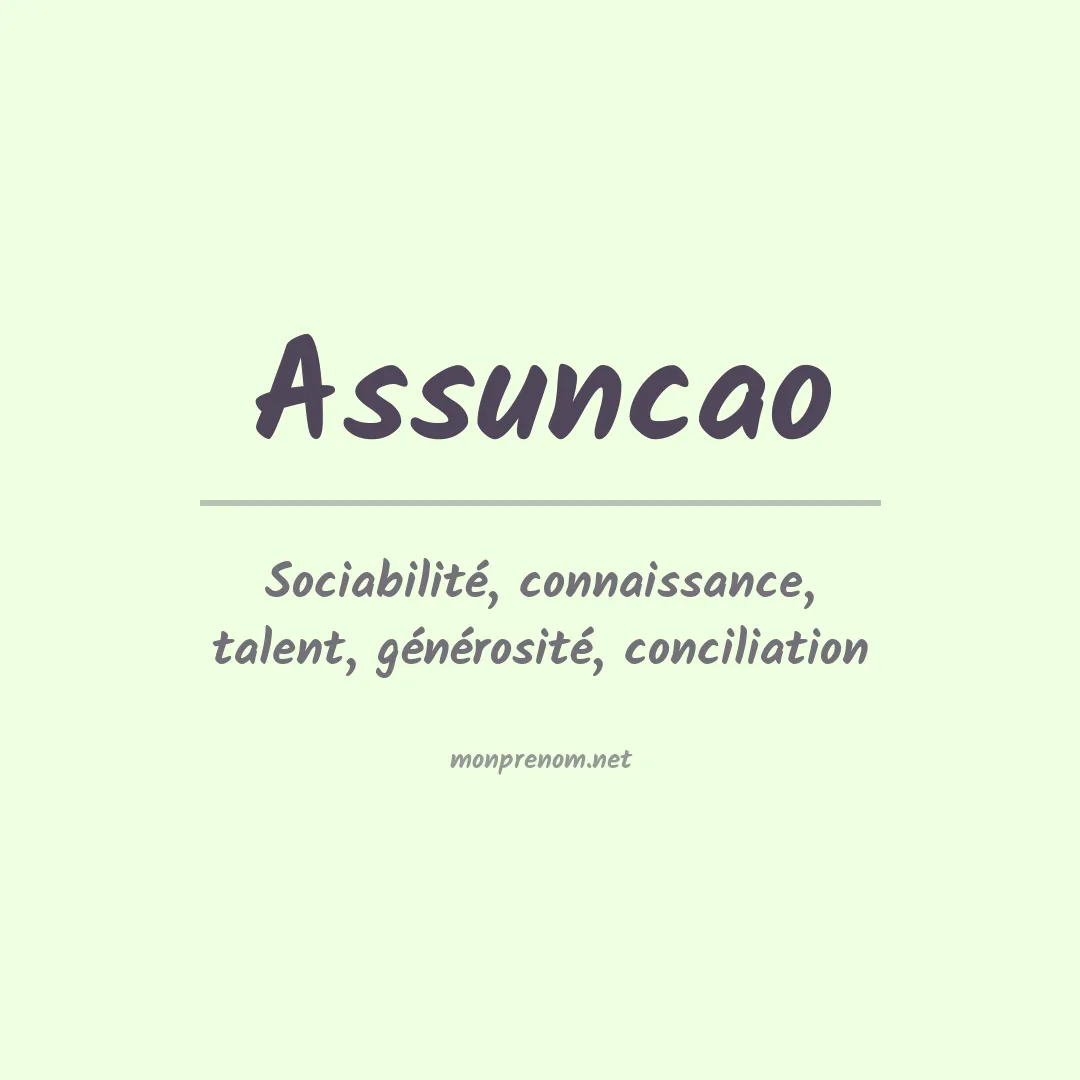 Prénom Assuncao