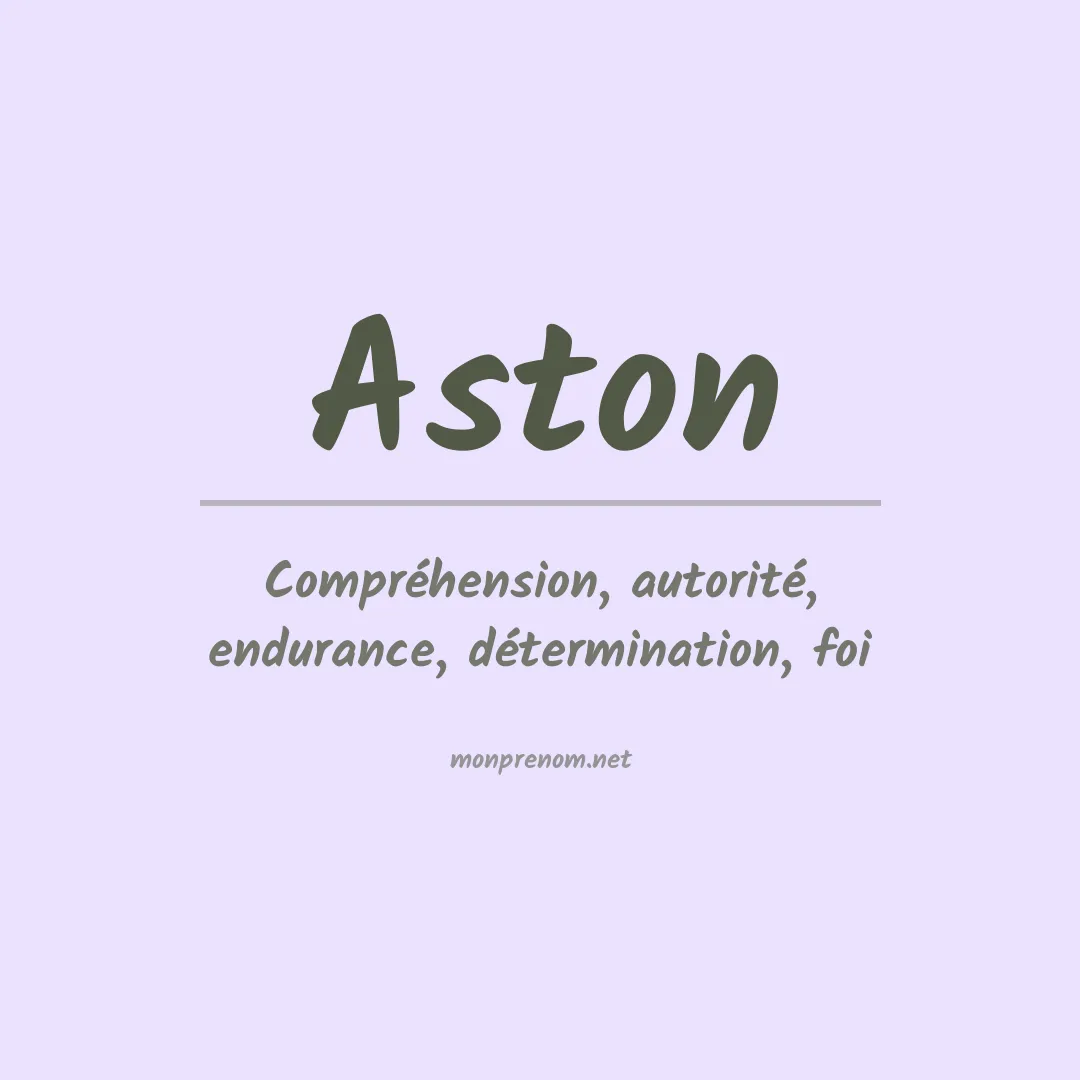 Prénom Aston