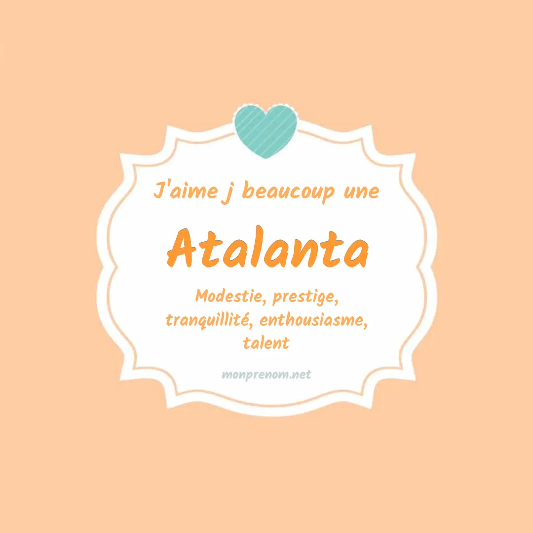 J'aime beaucoup Atalanta