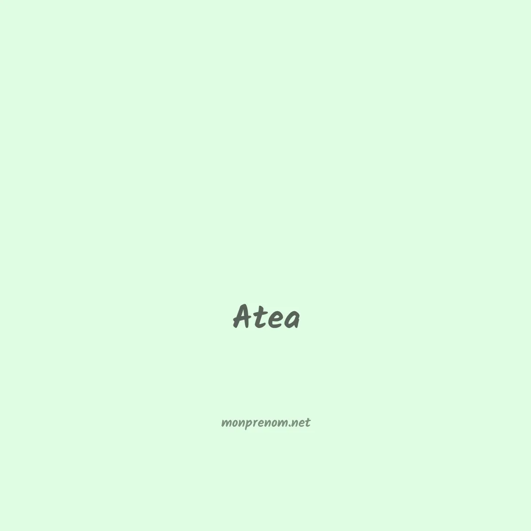 Atea en chinois