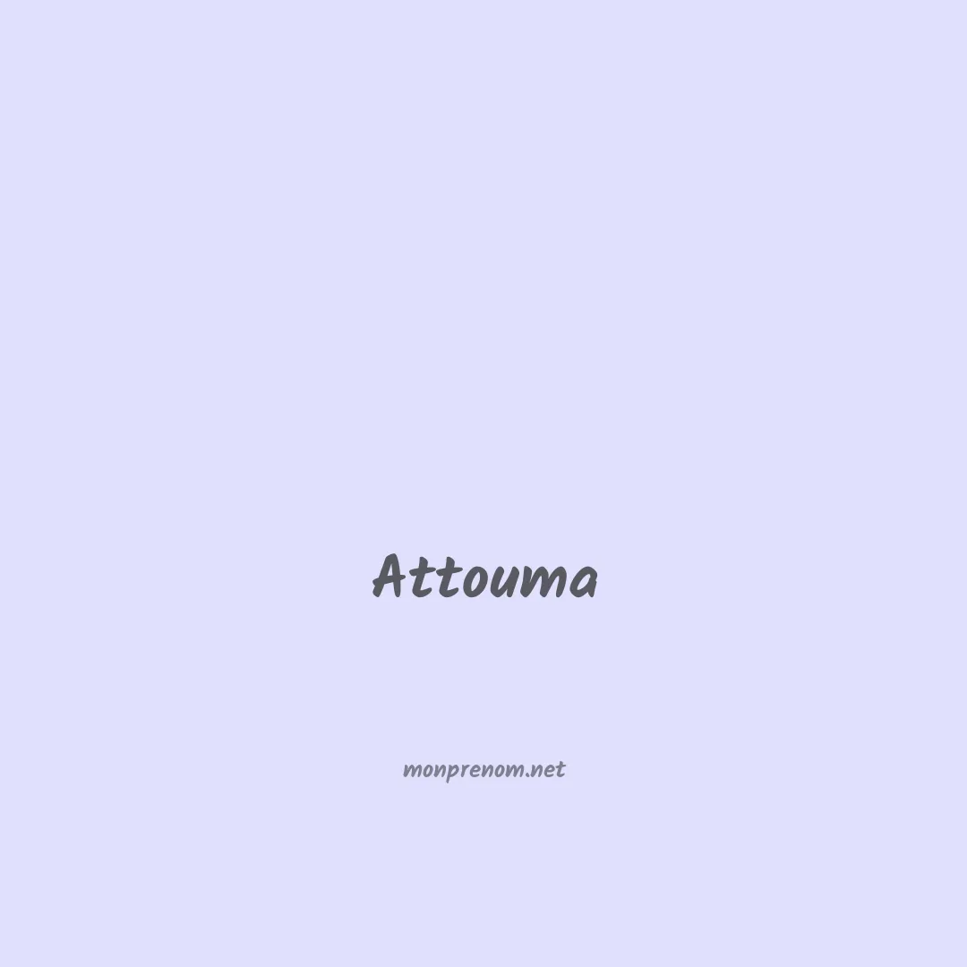 Attouma en chinois