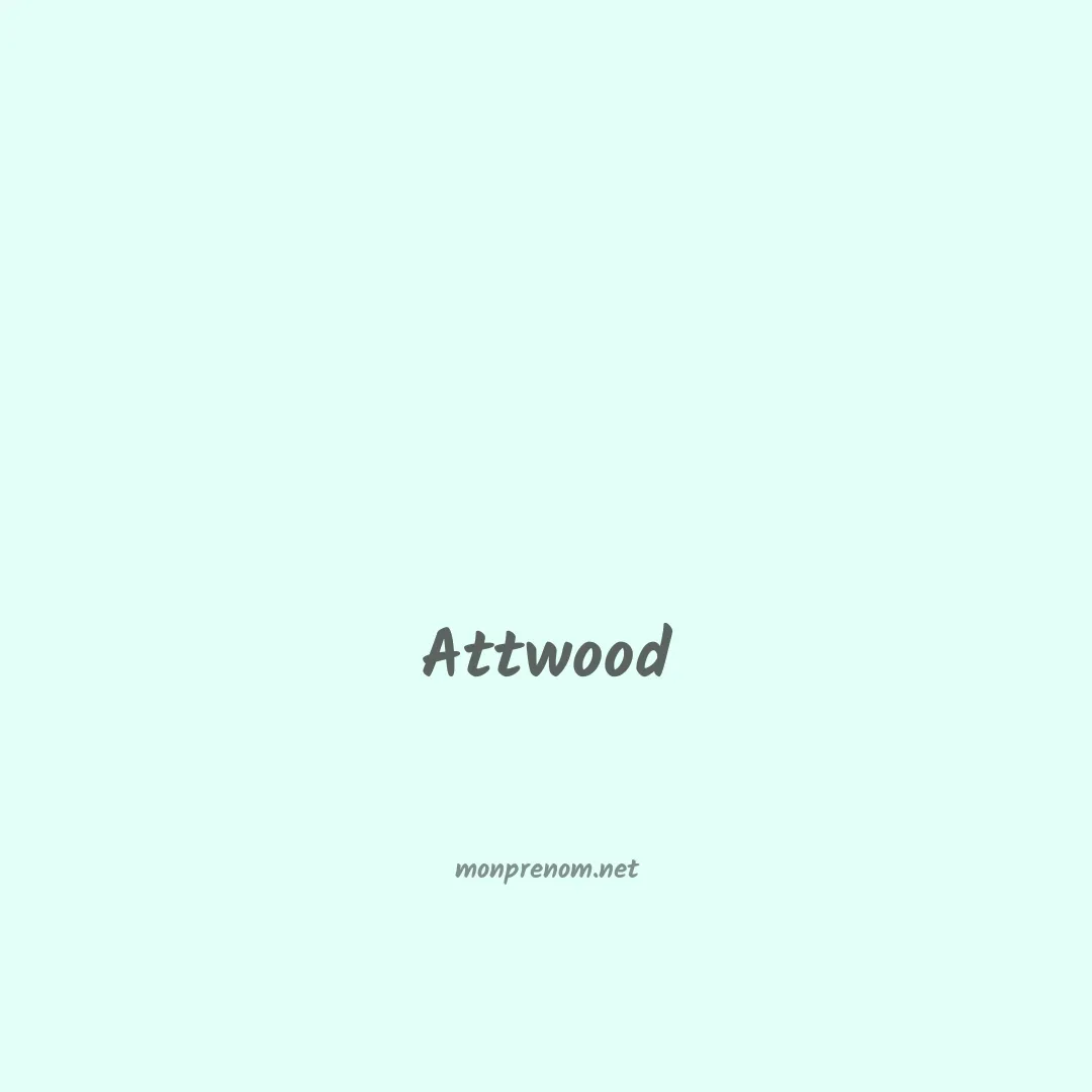 Attwood en chinois