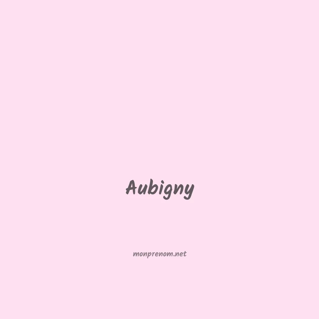 Aubigny en chinois