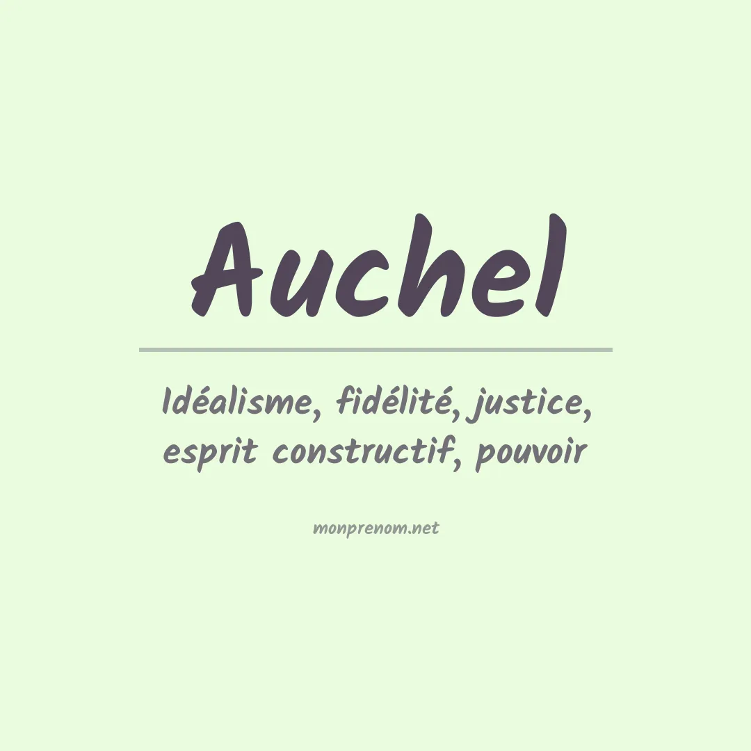 Prénom Auchel