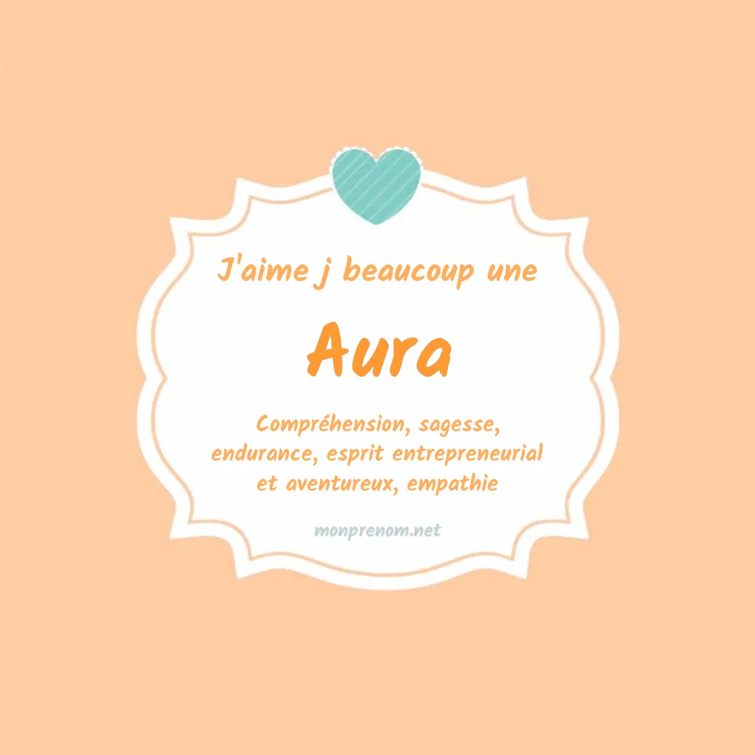 J'aime beaucoup Aura