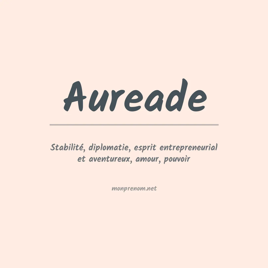 Prénom Aureade