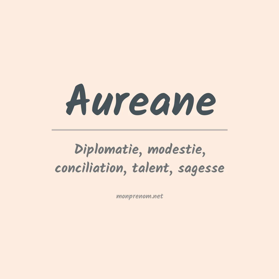 Prénom Aureane