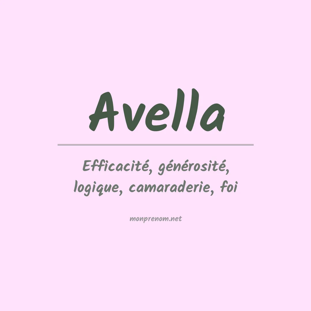Prénom Avella