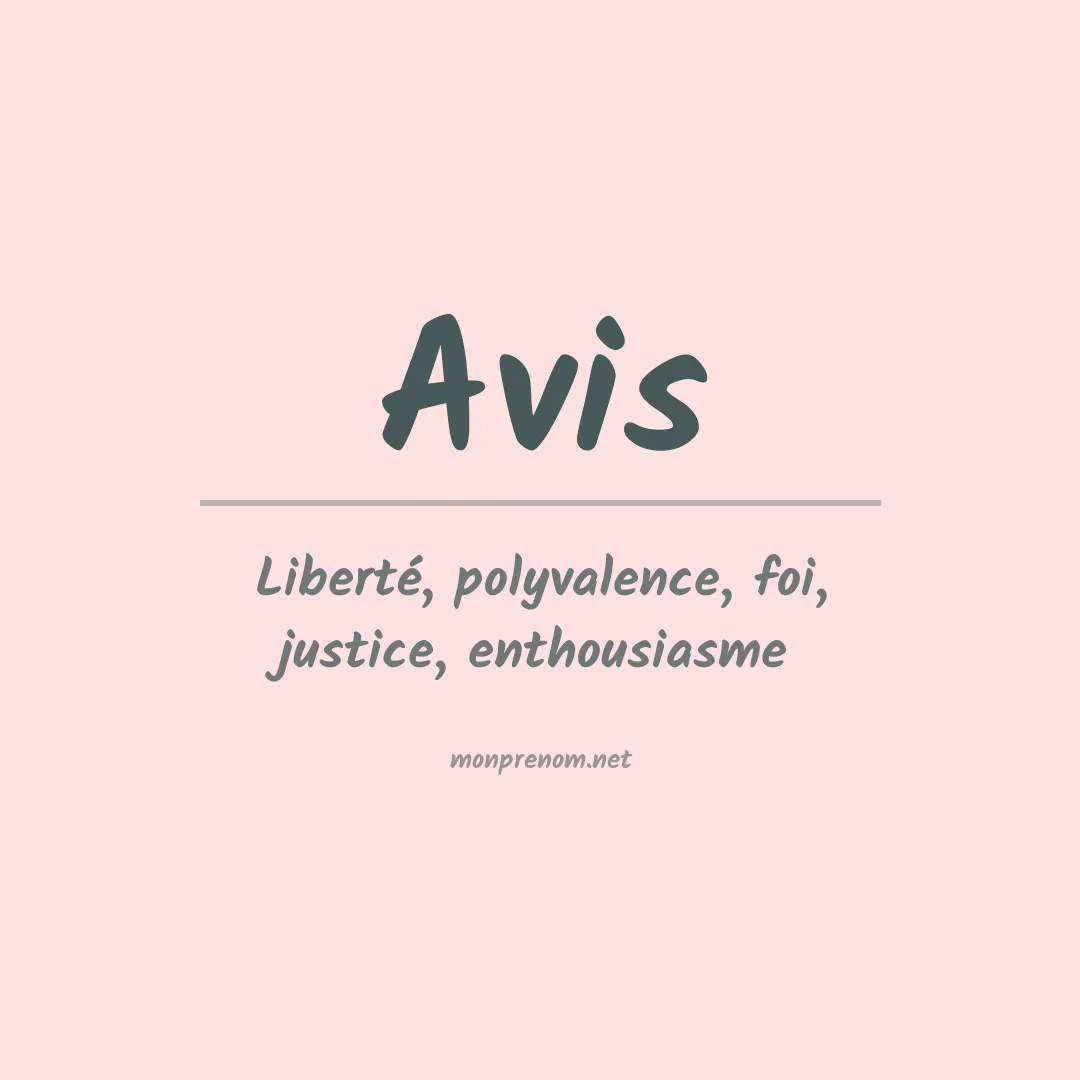 Prénom Avis