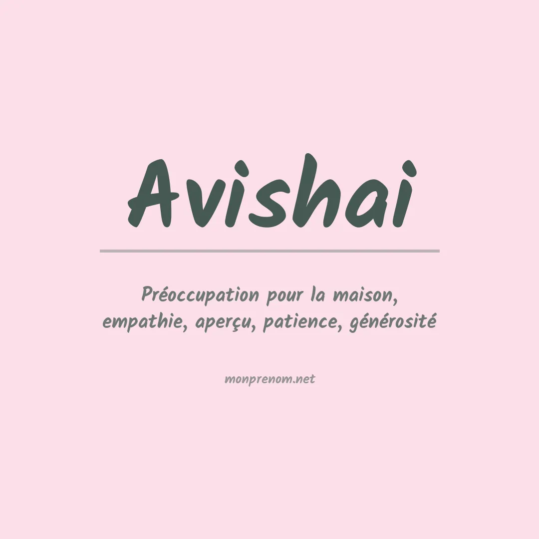Signification du prénom Avishai