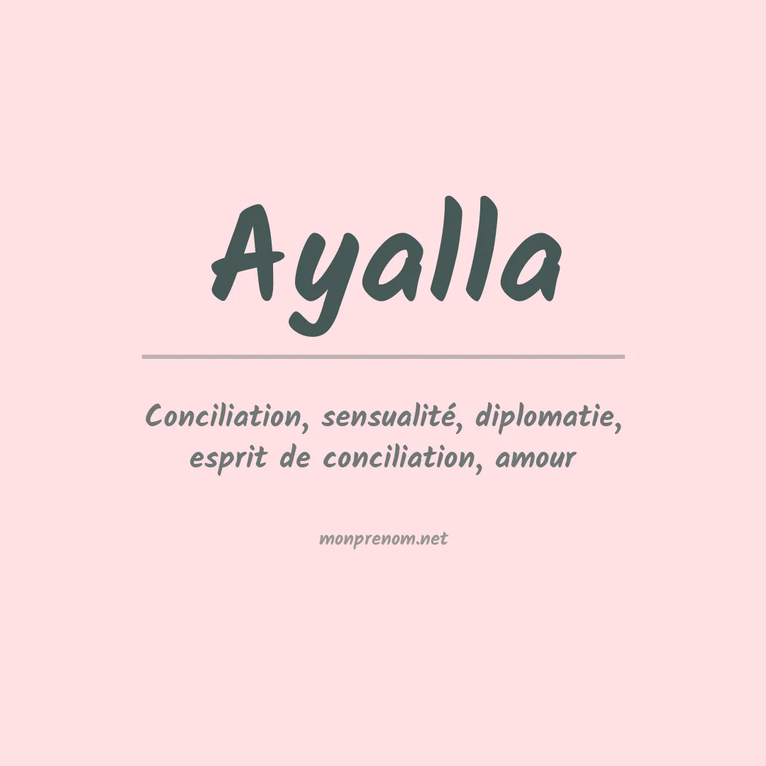 Prénom Ayalla