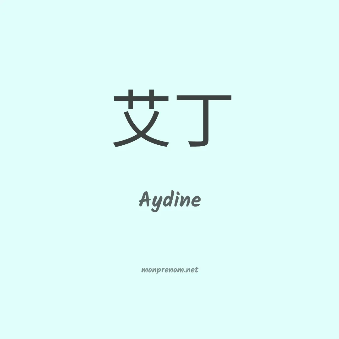Aydine en chinois