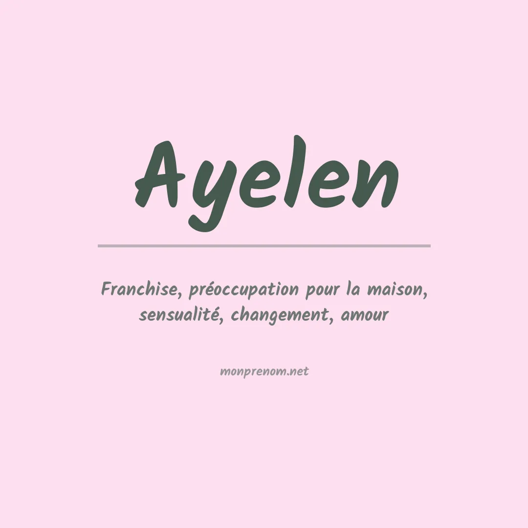 Prénom Ayelen