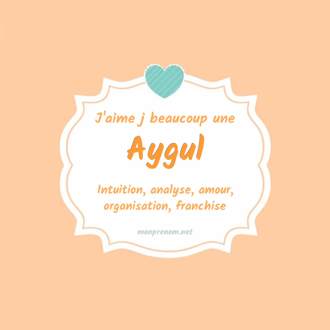J'aime beaucoup Aygul