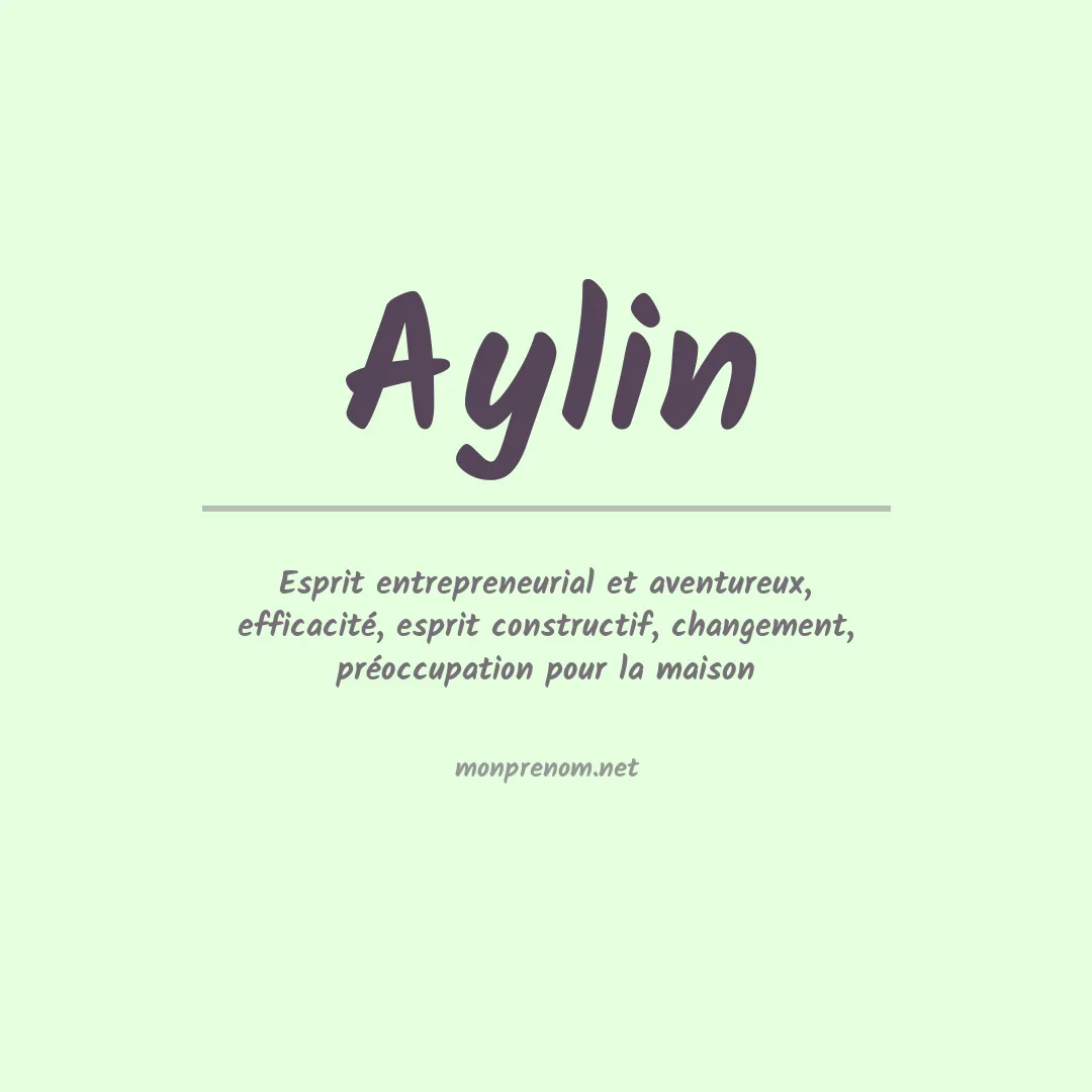Prénom Aylin