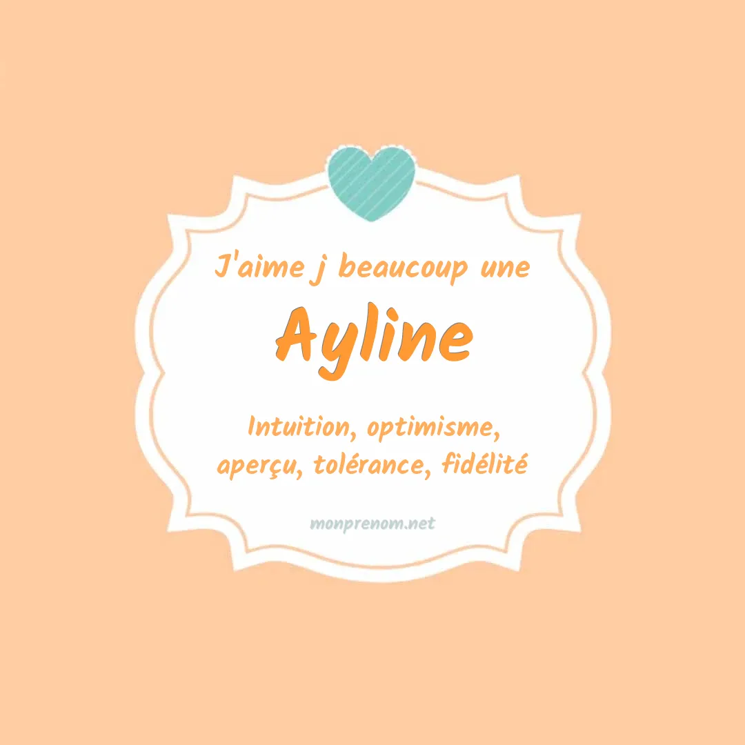J'aime beaucoup Ayline