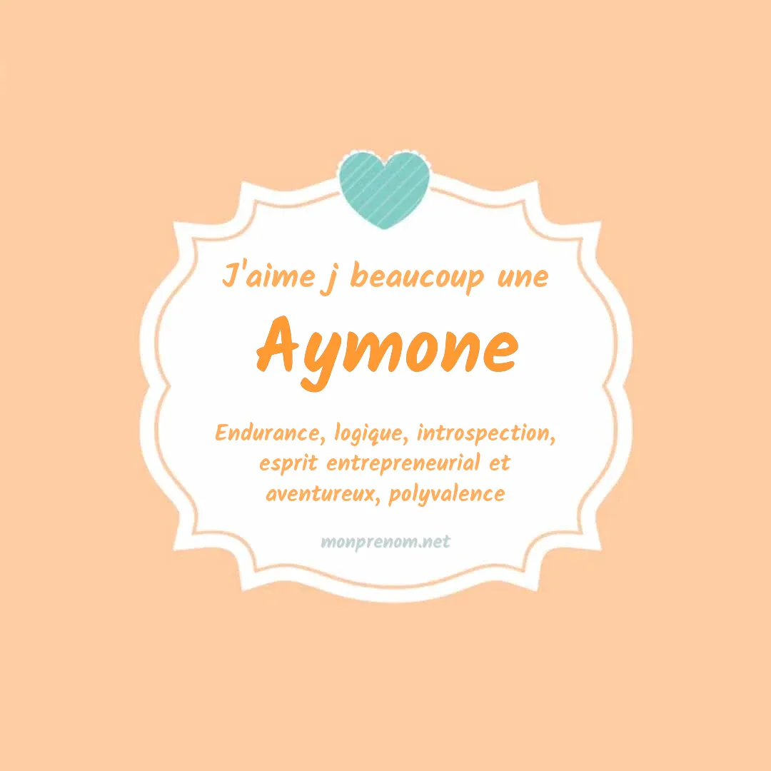 J'aime beaucoup Aymone