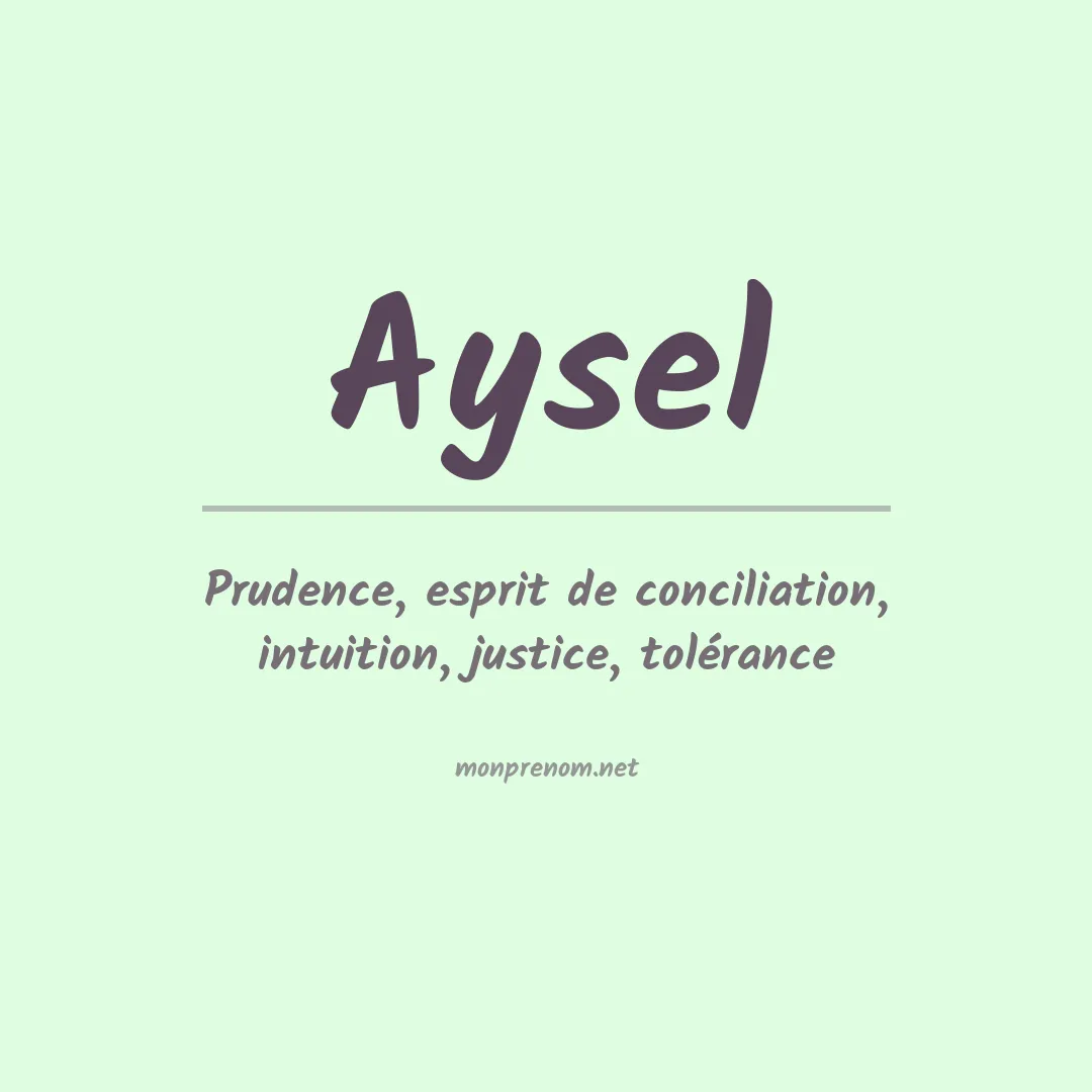 Prénom Aysel