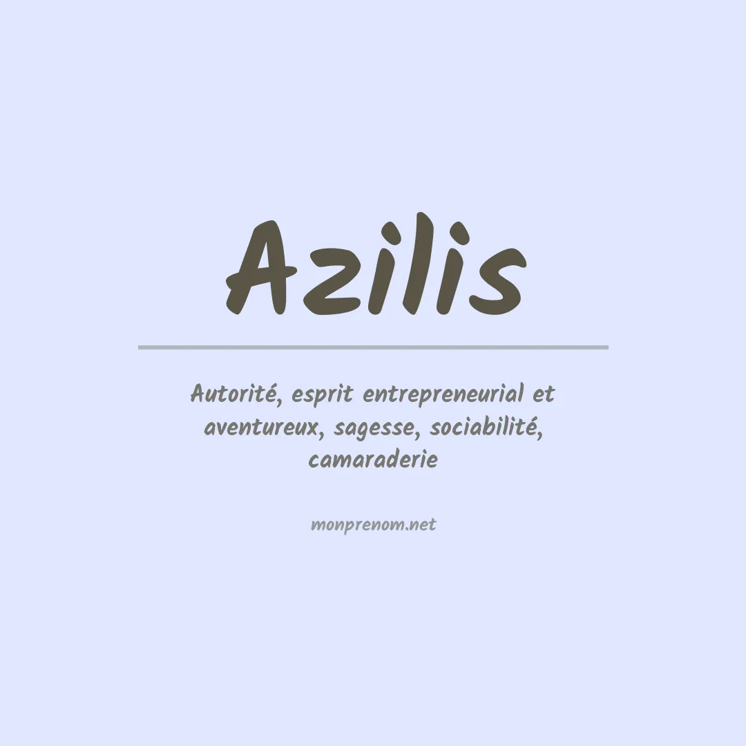 Prénom Azilis