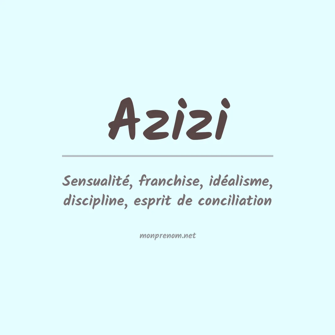 Prénom Azizi