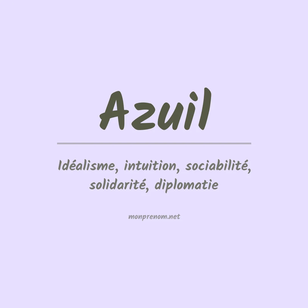 Prénom Azuil