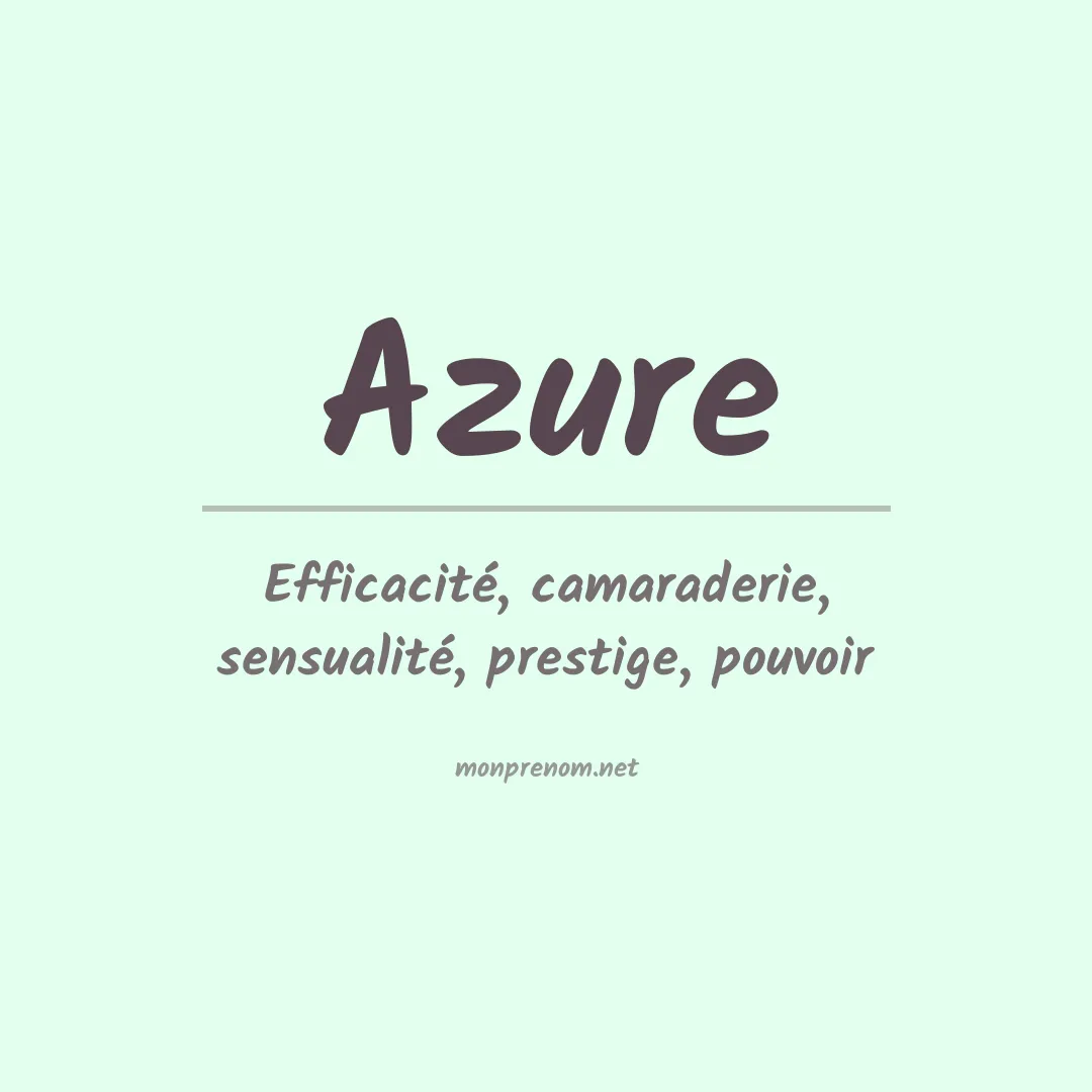 Prénom Azure