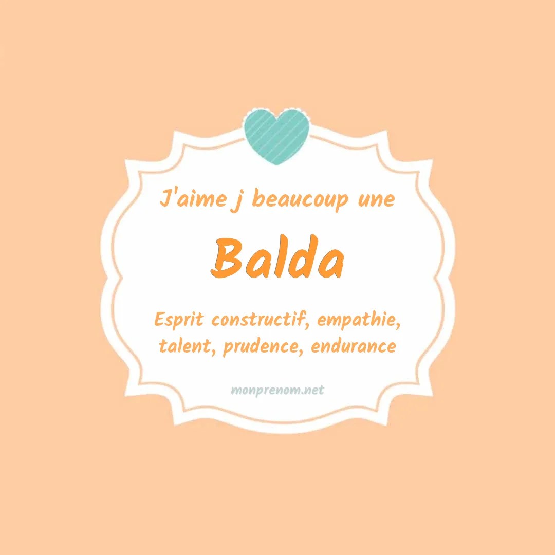 J'aime beaucoup Balda