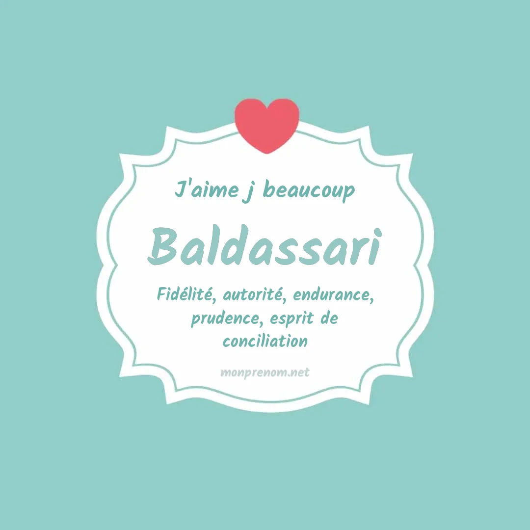 J'aime beaucoup Baldassari