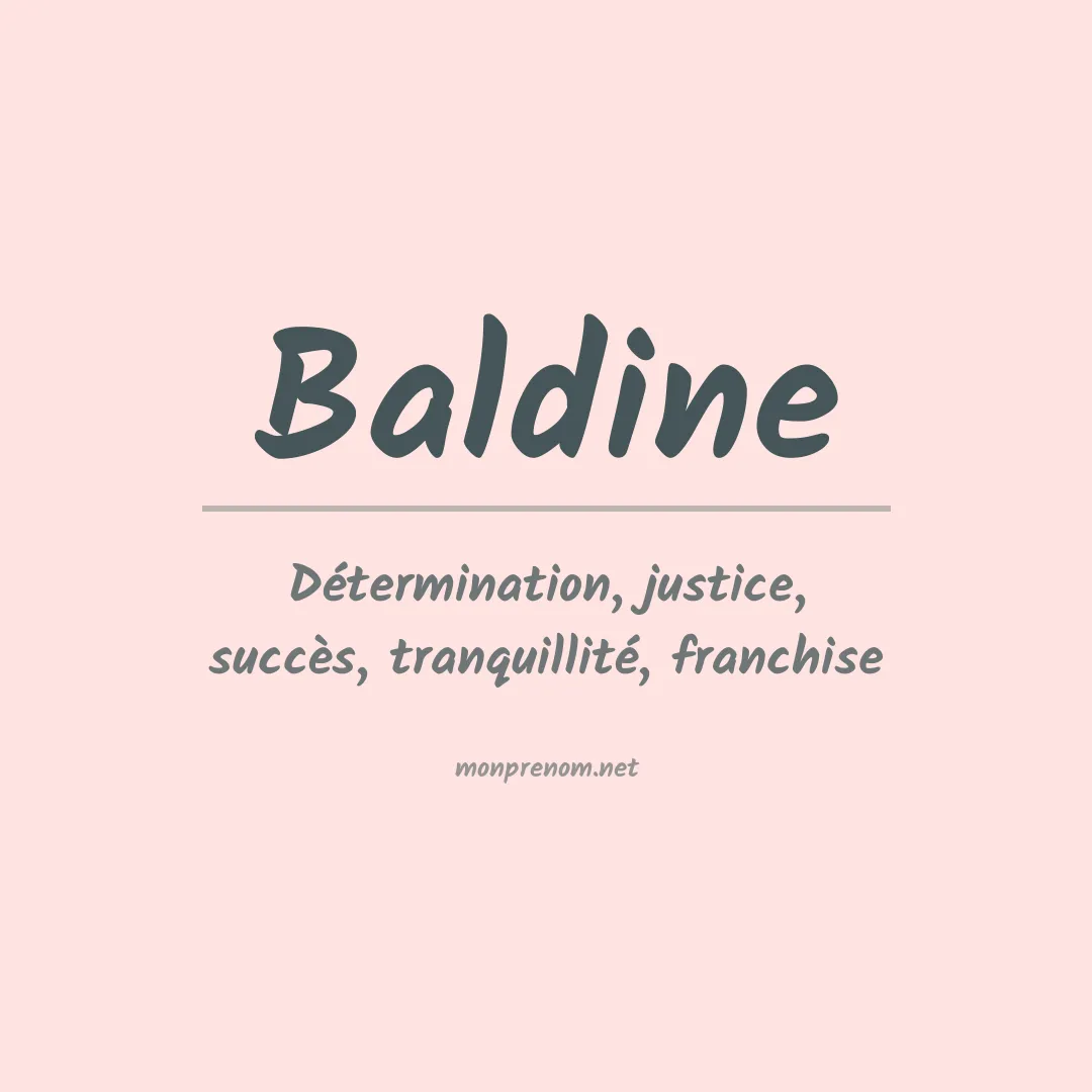 Prénom Baldine