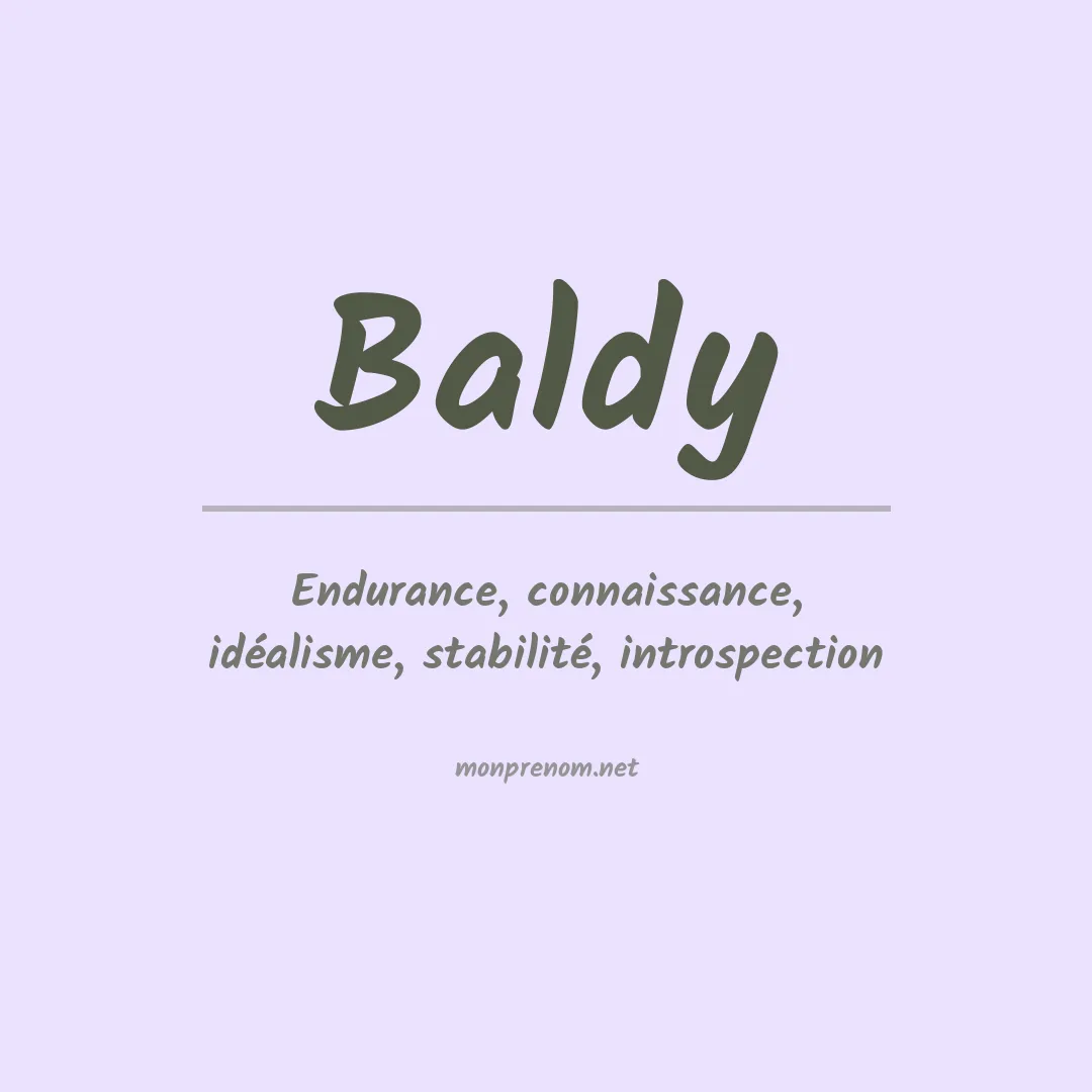 Prénom Baldy