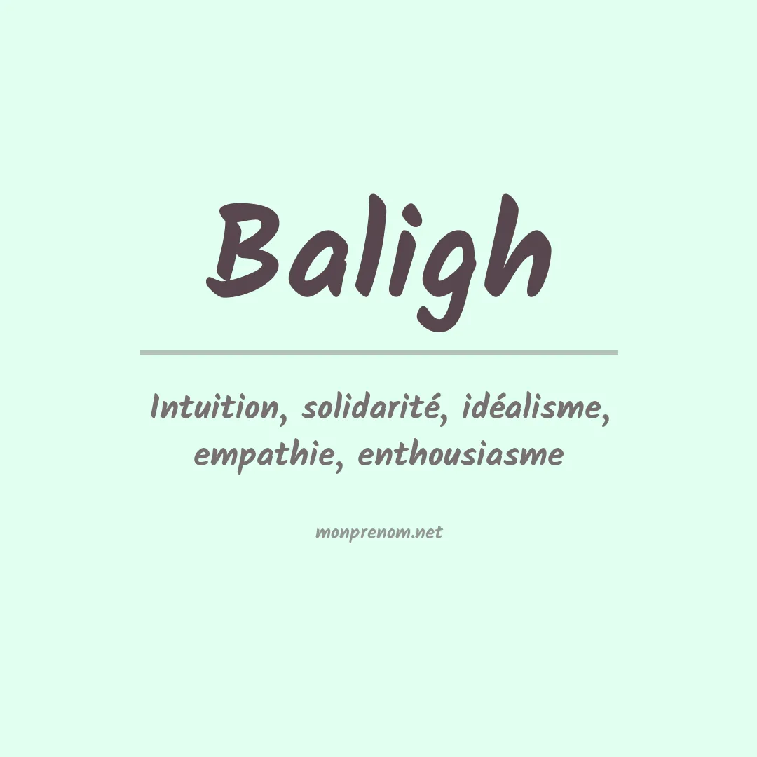 Prénom Baligh